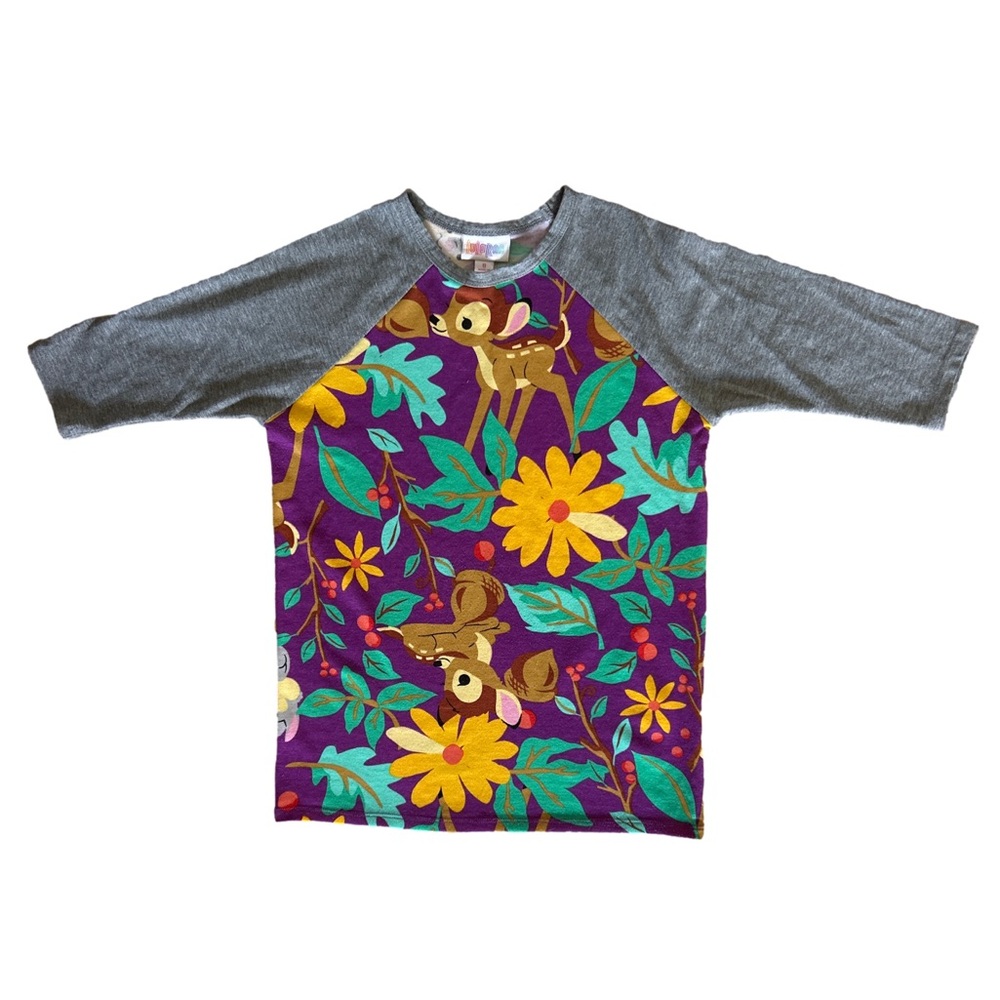LuLaRoe Disney Bambi Print top 8